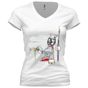 Dab Glass Womens Custom T Shirt